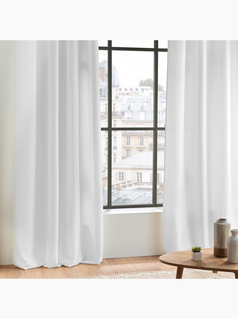 Douceur d'Intérieur - Rideau Essentiel Blanc - Kiabi