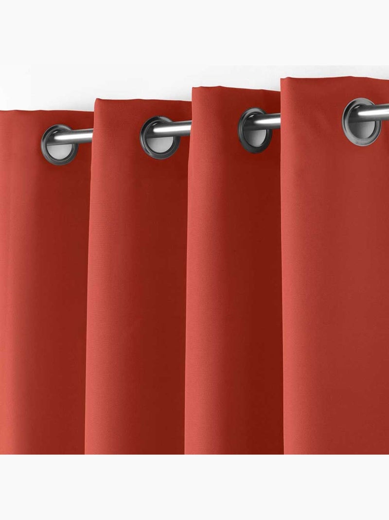 Douceur d'Intérieur - Rideau Essentiel Orange mandarine - Kiabi