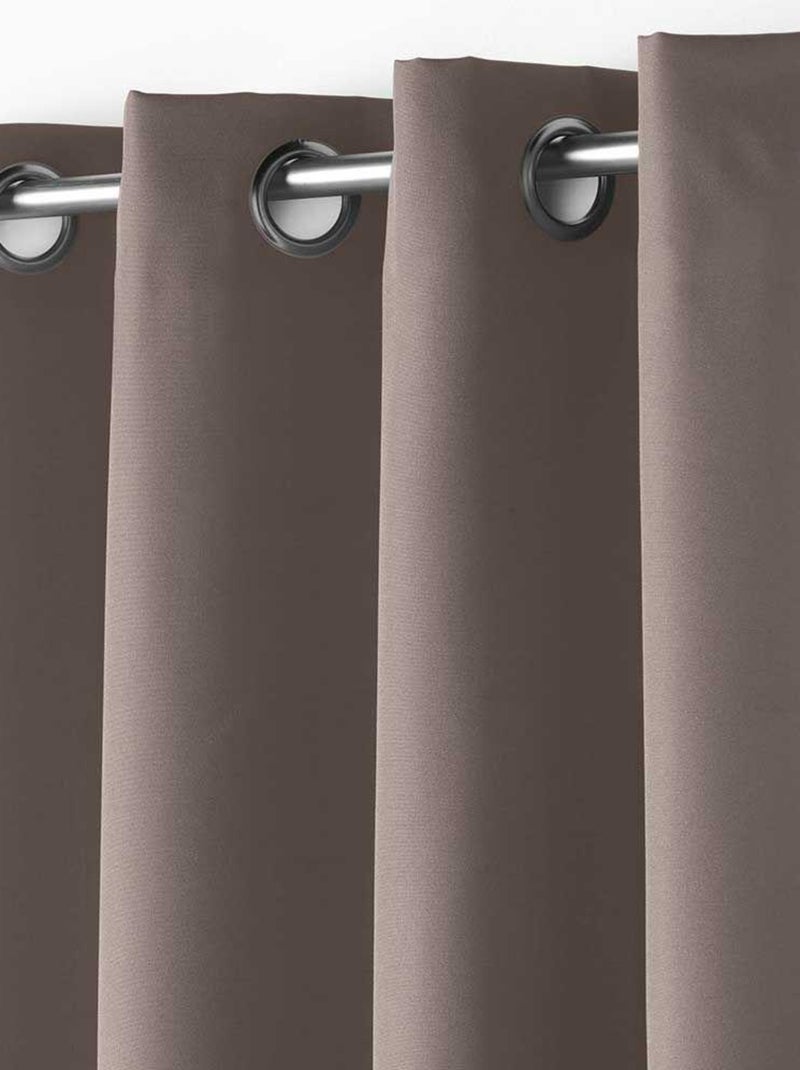 Douceur d'Intérieur - Rideau Essentiel Taupe - Kiabi