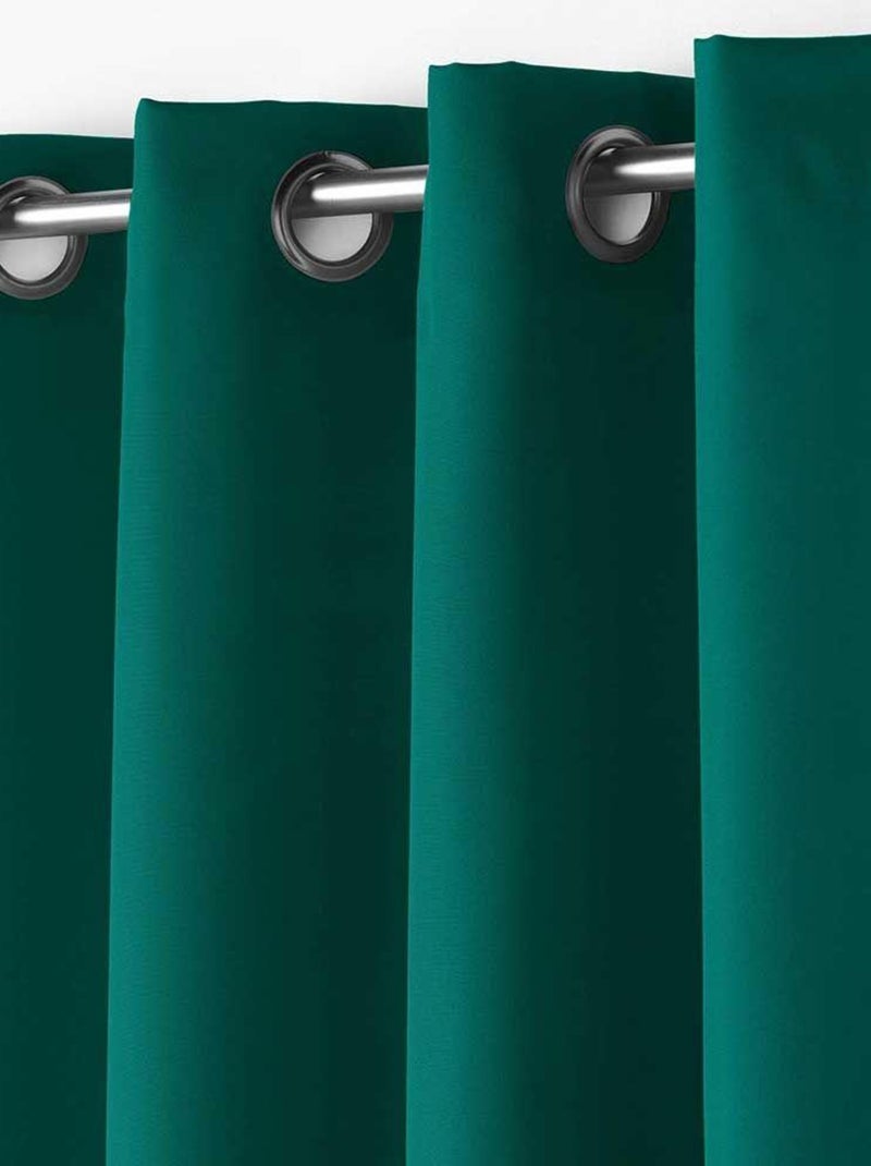 Douceur d'Intérieur - Rideau Essentiel Vert émeraude - Kiabi