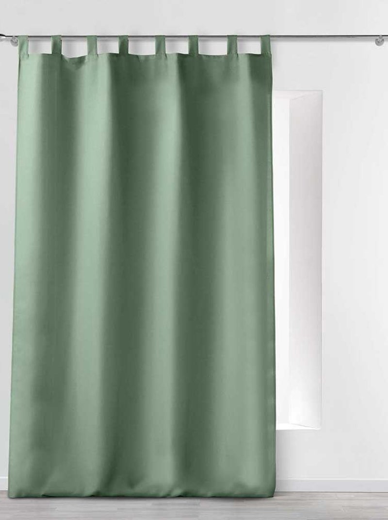 Douceur d'Intérieur - Rideau Essentiel Vert kaki clair - Kiabi