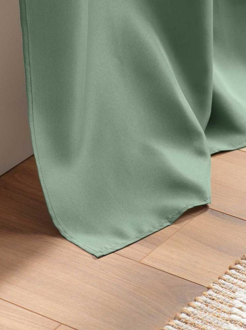 Douceur d'Intérieur - Rideau Essentiel Vert kaki clair - Kiabi