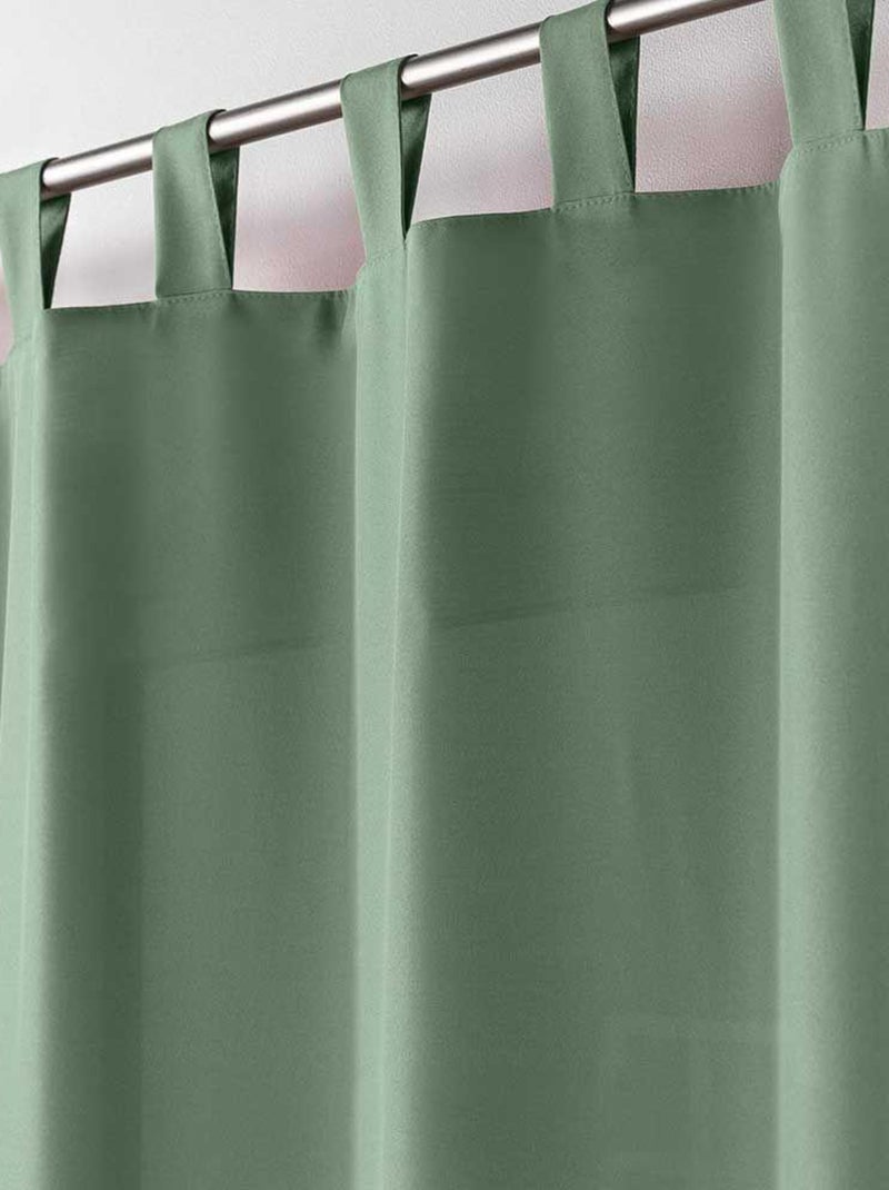 Douceur d'Intérieur - Rideau Essentiel Vert kaki clair - Kiabi
