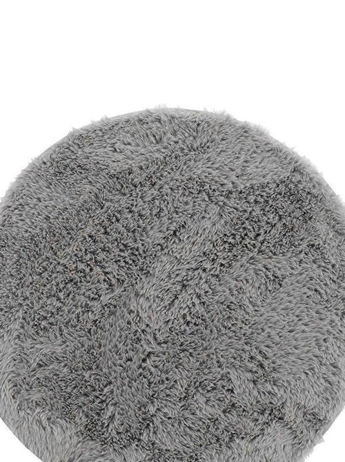 Douceur d'Intérieur - Tapis Queeny - tapis rond gris - Kiabi