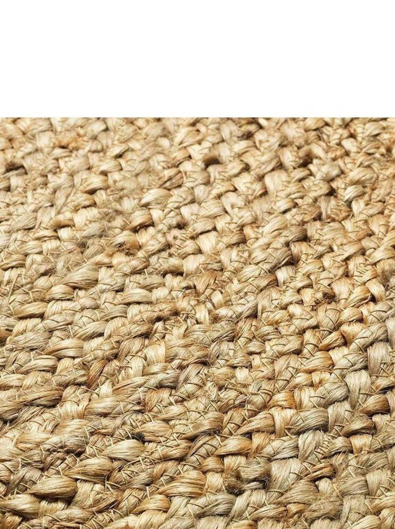 Douceur d'Intérieur - Tapis Shira - tapis rond à pompons Bleu turquoise - Kiabi