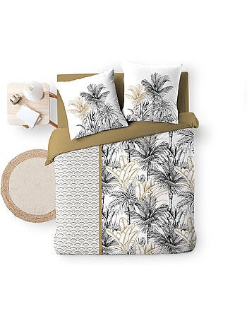 Douceur d'intérieur, Housse de couette 3 Pièces Dakar, 100% Coton