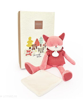 Doudou 25 cm polyester collection SWEETY DOUDOU Renard