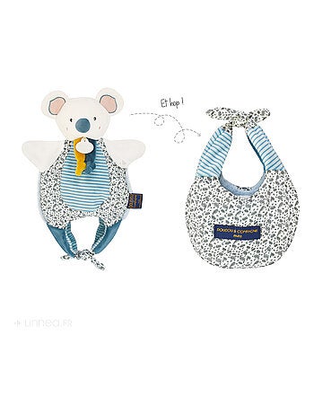 Doudou amusette polyester collection LES PETITS FUTÉS Koala
