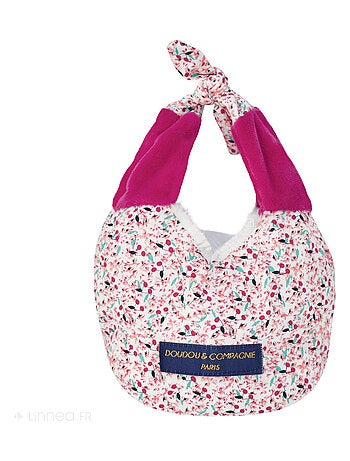 Doudou amusette polyester collection LES PETITS FUTÉS Lapin