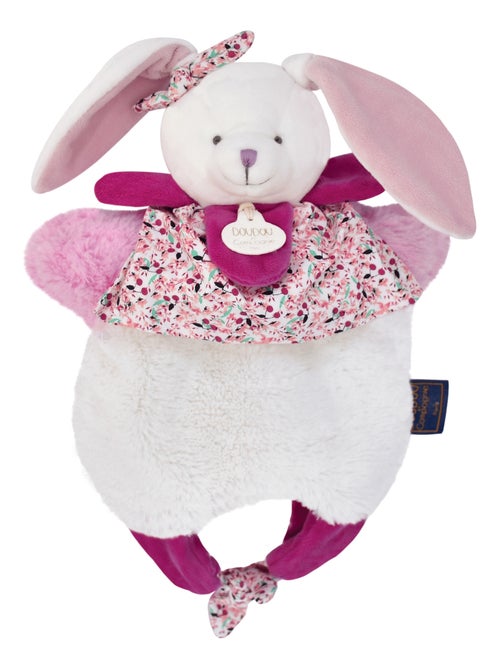 Doudou amusette polyester collection LES PETITS FUTÉS Lapin - Kiabi