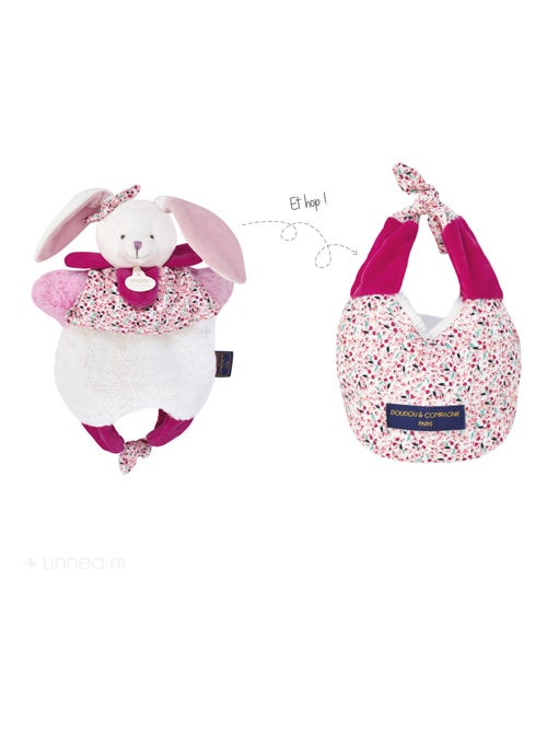 Doudou amusette polyester collection LES PETITS FUTÉS Lapin - Kiabi