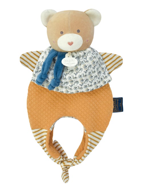 Doudou amusette polyester collection LES PETITS FUTÉS Ours - Kiabi