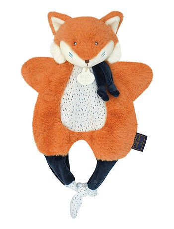 Doudou amusette polyester collection LES PETITS FUTÉS Renard