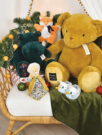 Doudou amusette polyester collection LES PETITS FUTÉS Renard