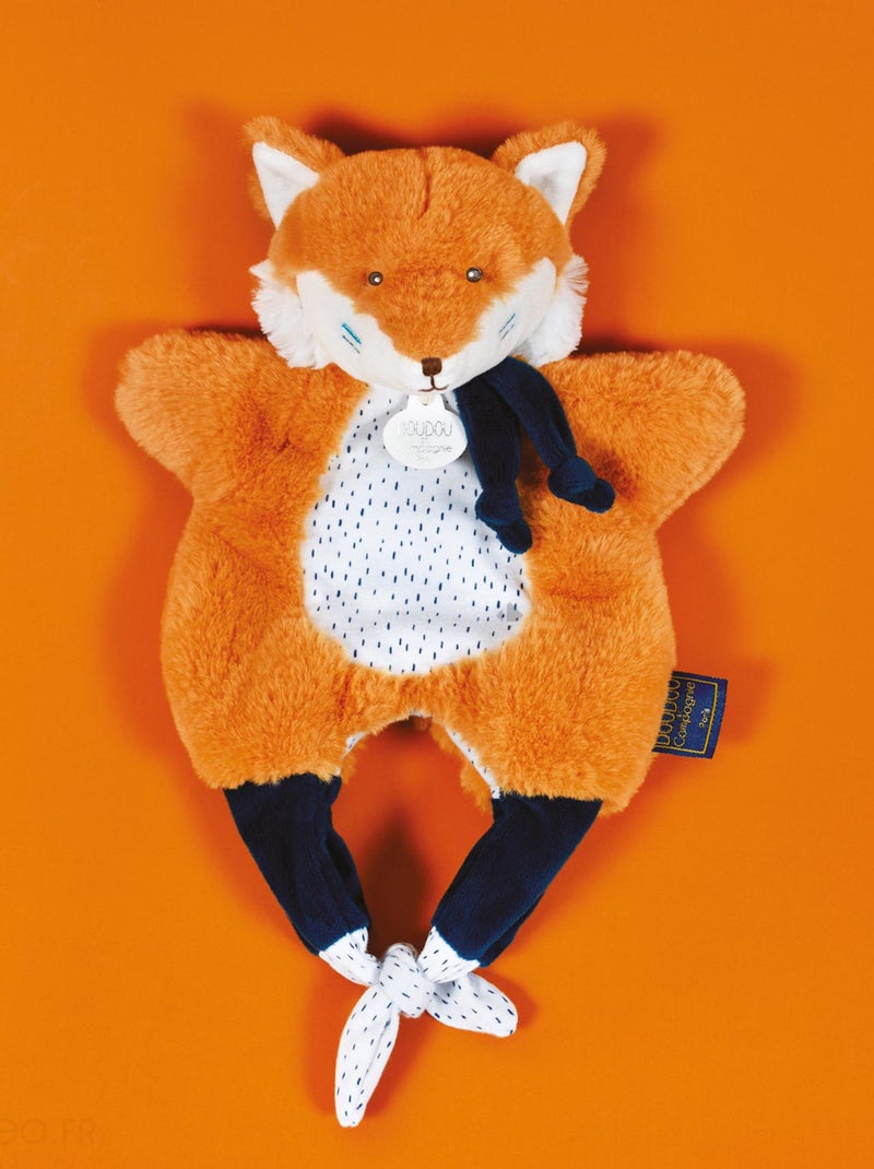 Doudou amusette polyester collection LES PETITS FUTÉS Renard Multicolore - Kiabi