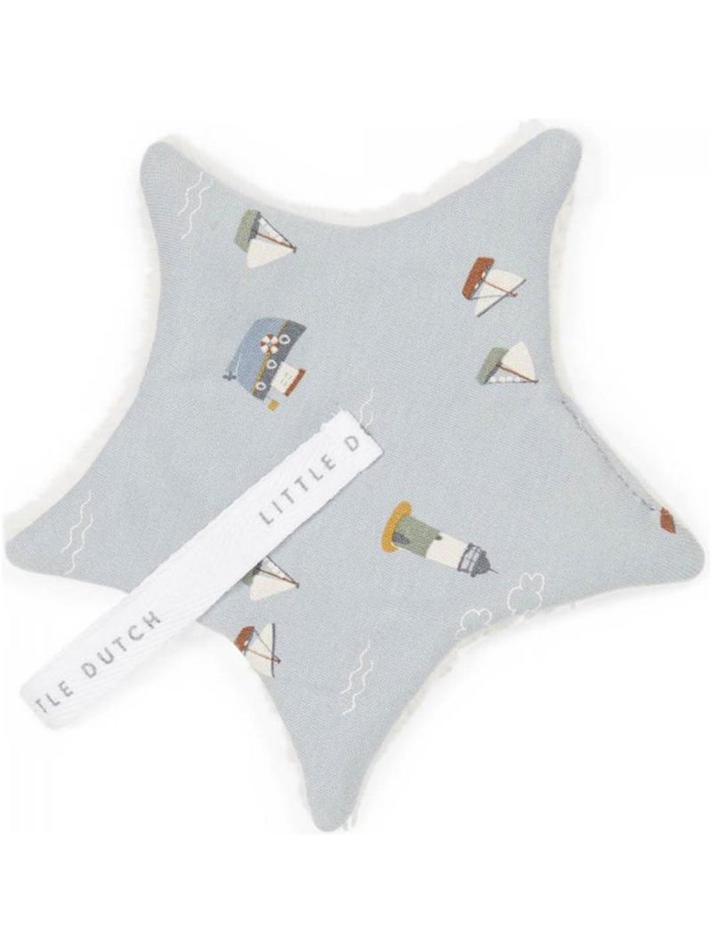 Doudou attache-sucette - Sailors Bay Blue Bleu - Kiabi