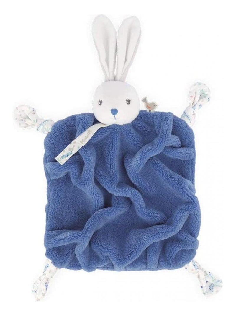 Doudou attache sucette doudou plat Plume lapinou bleu océan (20 cm) Bleu - Kiabi