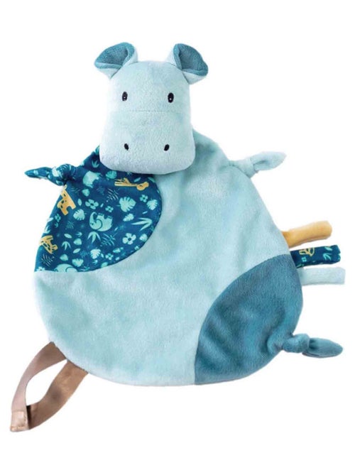 Doudou attache sucette hippo - Kiabi