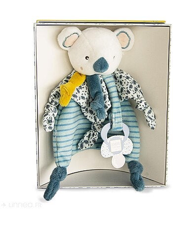 Doudou attache-sucette koala collection YOCA LE KOALA