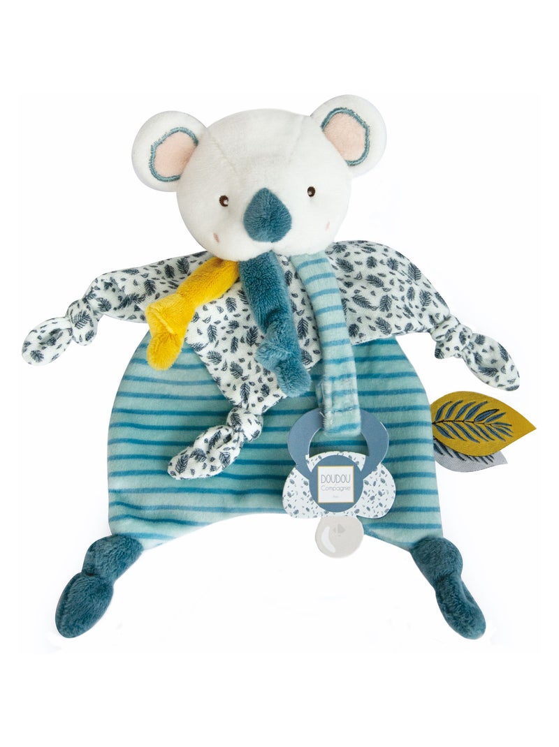 Doudou attache-sucette koala collection YOCA LE KOALA Multicolore - Kiabi