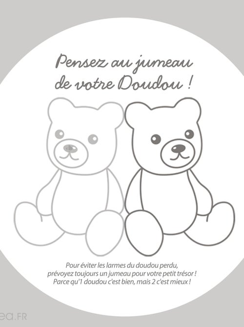 Doudou attache-sucette koala collection YOCA LE KOALA - Kiabi