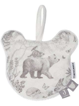 Doudou attache sucette ours Pimpelmees Forest Animals