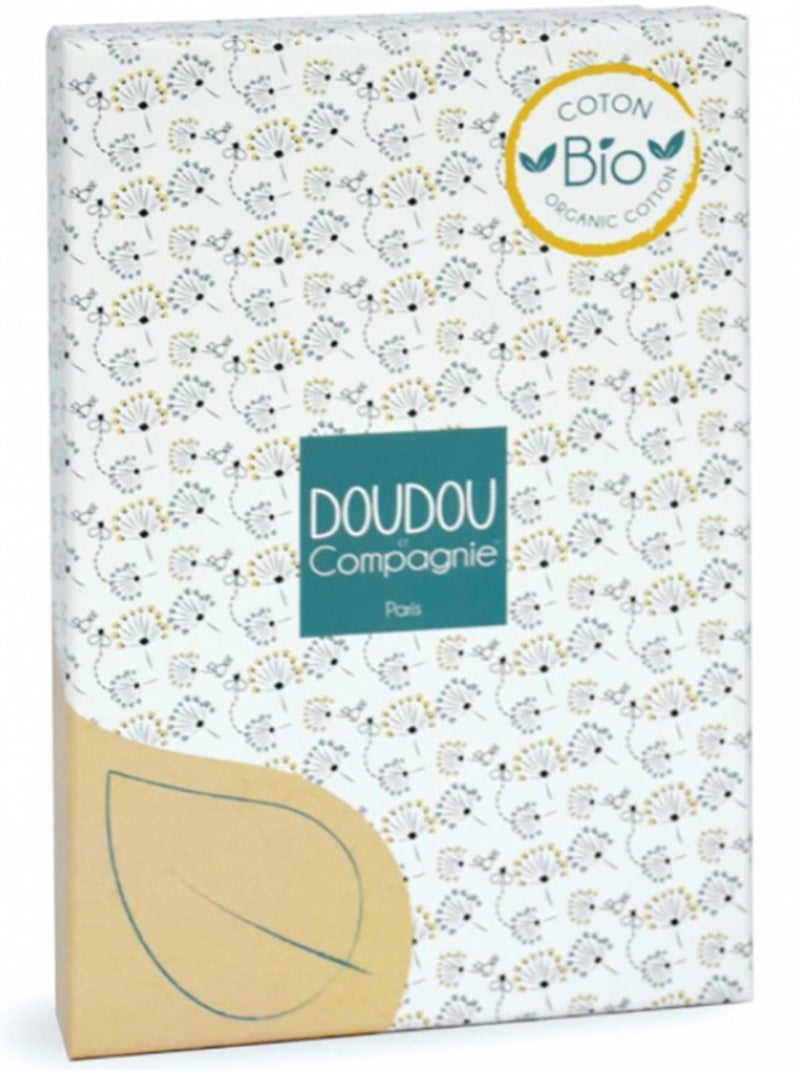 Doudou attache sucette Pollen l'abeille bio Jaune - Kiabi
