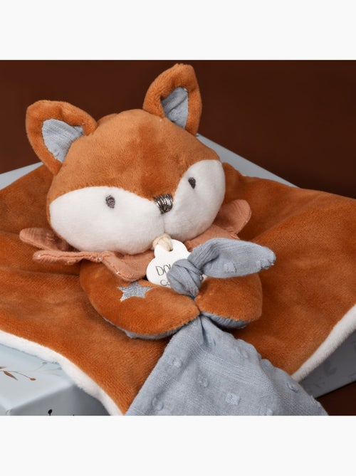 Doudou attache sucette Renard 20 cm - Kiabi