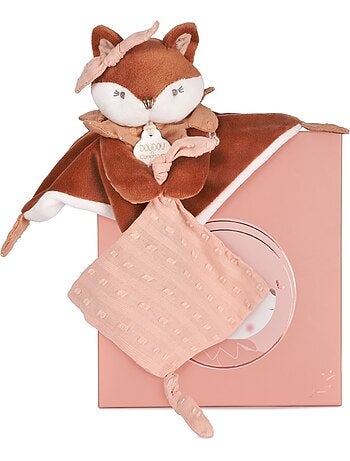 Doudou attache sucette Renard 20 cm