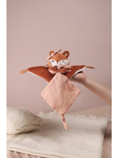 Doudou attache sucette Renard 20 cm - Kiabi