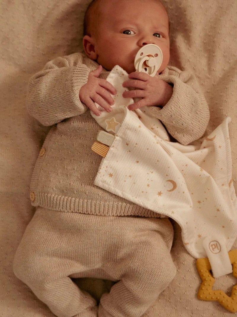 Doudou avec anneau de dentition Beige - Kiabi