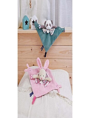 DOUDOU avec marionnette à doigt - Lapin