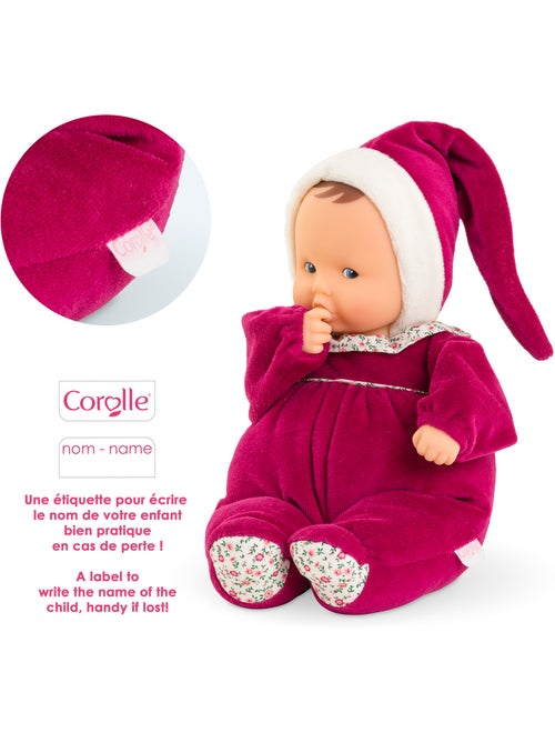 Doudou Babipouce Rose Grenadine - Kiabi Doudou Babipouce Rose Grenadine - Kiabi