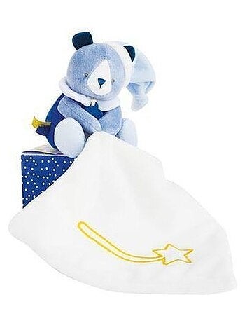 doudou Babynat Ours Bleu Luminescent 13cms BN0311 Les Cometes Pantin - Kiabi
