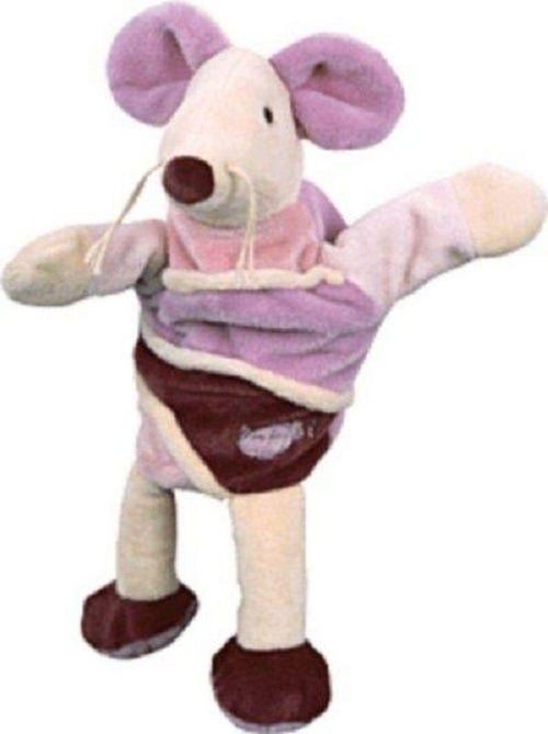 doudou Babynat Souris Violet  bordeaux BN855  Marionnette - Kiabi