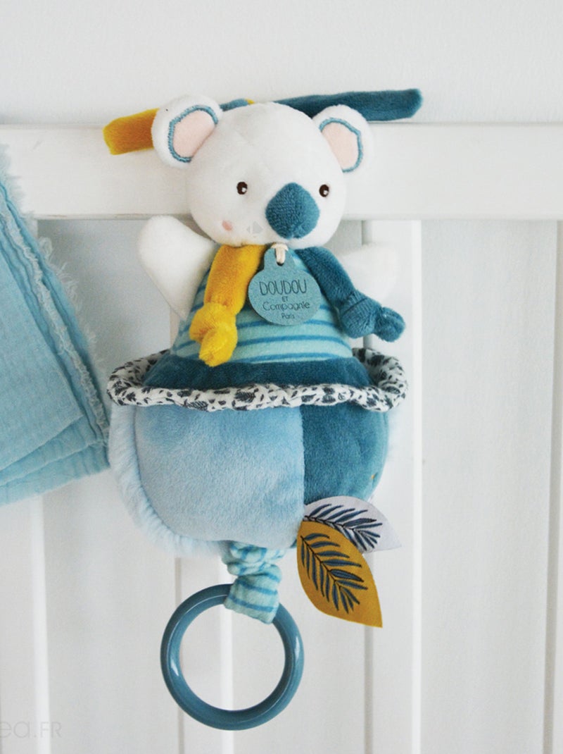 Doudou boîte à musique koala collection YOCA LE KOALA Multicolore - Kiabi