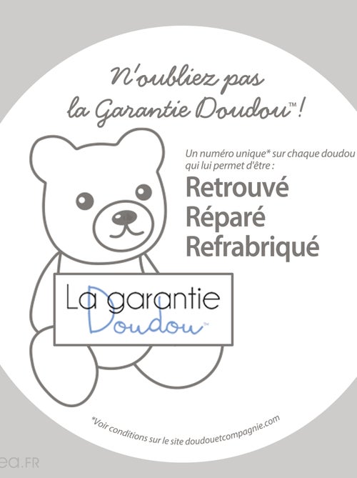 Doudou boîte à musique lapin Ciboulette polyester collection DANS MON JARDIN - Kiabi