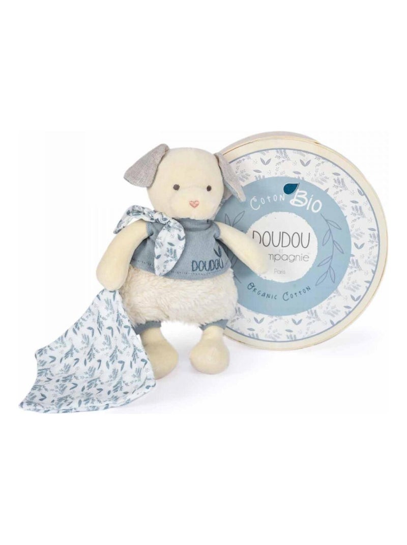 Doudou botanic bio - chien mm avec doudou bleu N/A - Kiabi