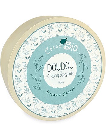 Doudou botanic bio - lapin mm avec doudou rose