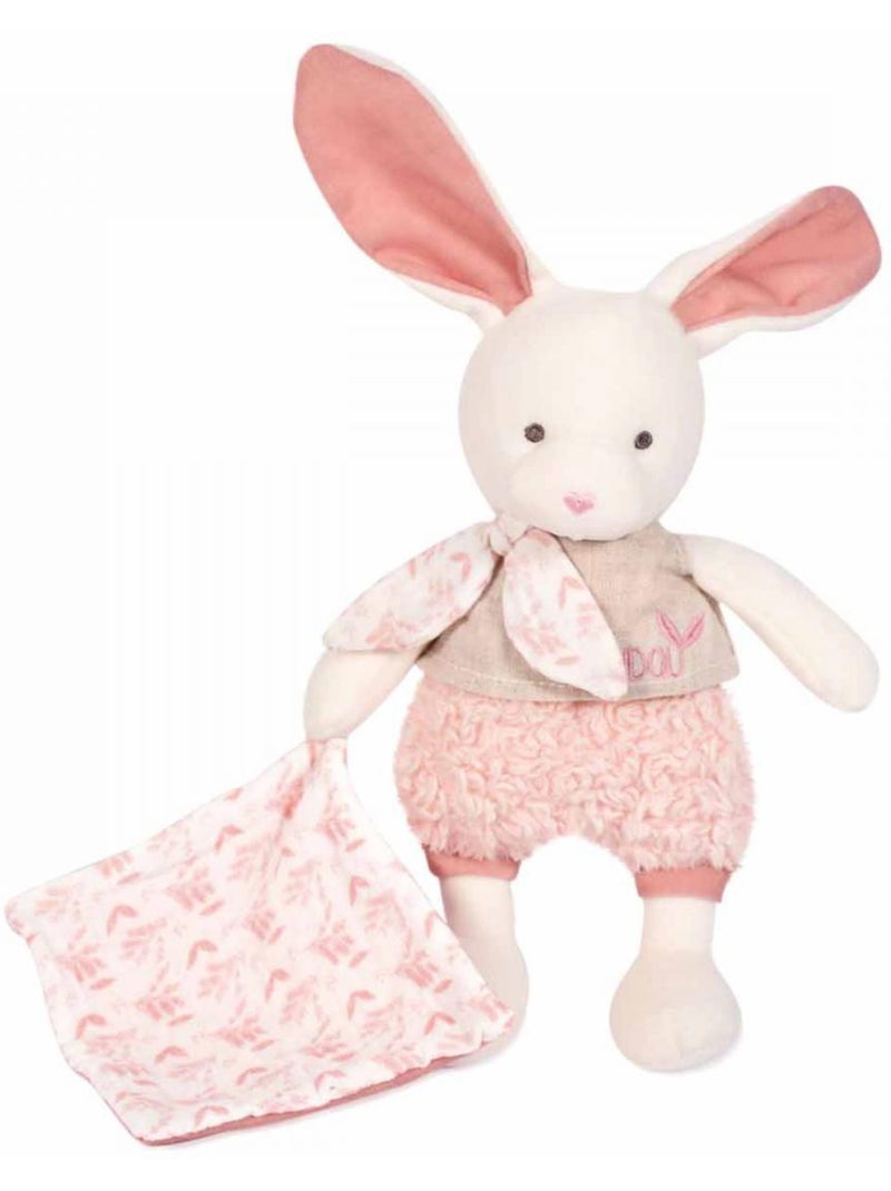 Doudou botanic bio - lapin mm avec doudou rose Multicolore - Kiabi