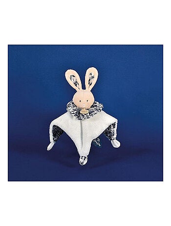 Doudou boule 3 en 1 Lapin blanc Les petits futés