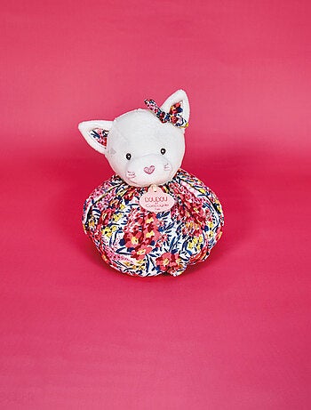 Doudou boule polyester collection LES PETITS FUTÉS Chat