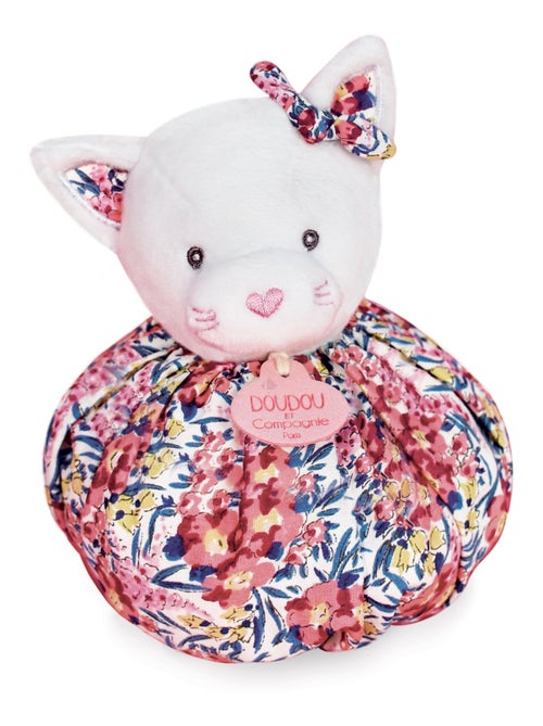 Doudou boule polyester collection LES PETITS FUTÉS Chat - Kiabi