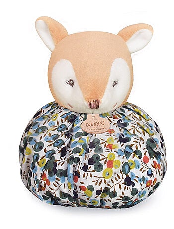Doudou boule polyester collection LES PETITS FUTÉS Faon