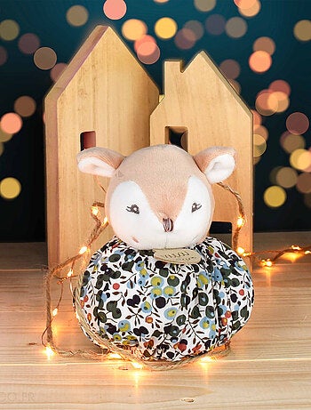 Doudou boule polyester collection LES PETITS FUTÉS Faon