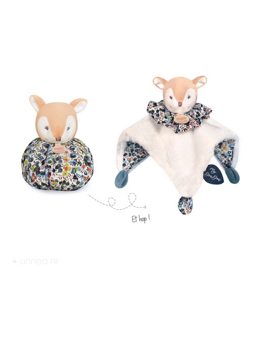 Doudou boule polyester collection LES PETITS FUTÉS Faon - Kiabi