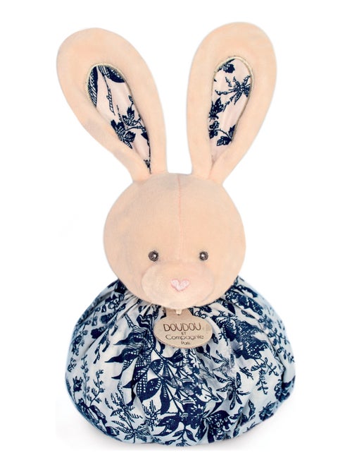 Doudou boule polyester collection LES PETITS FUTÉS Lapin blanc - Kiabi