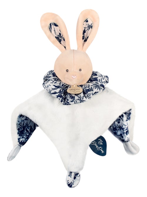 Doudou boule polyester collection LES PETITS FUTÉS Lapin blanc - Kiabi