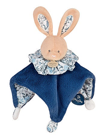 Doudou boule polyester collection LES PETITS FUTÉS Lapin