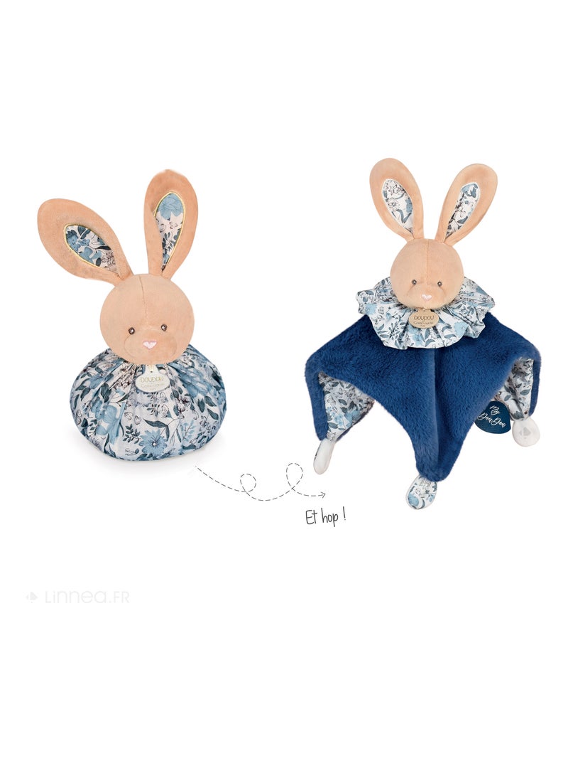 Doudou boule polyester collection LES PETITS FUTÉS Lapin Multicolore - Kiabi